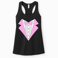 Pink Tux Party Tuxedo Womens Tank Top