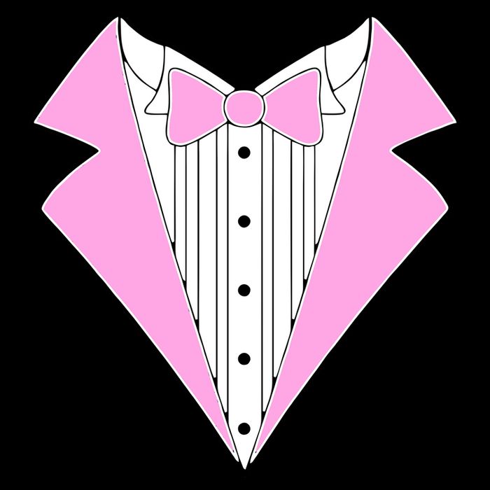 Pink Tux Party Tuxedo Baby Bodysuit