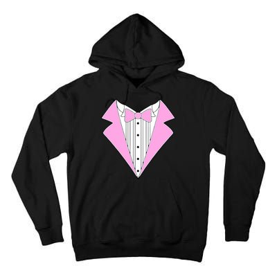 Pink Tux Party Tuxedo Tall Hoodie