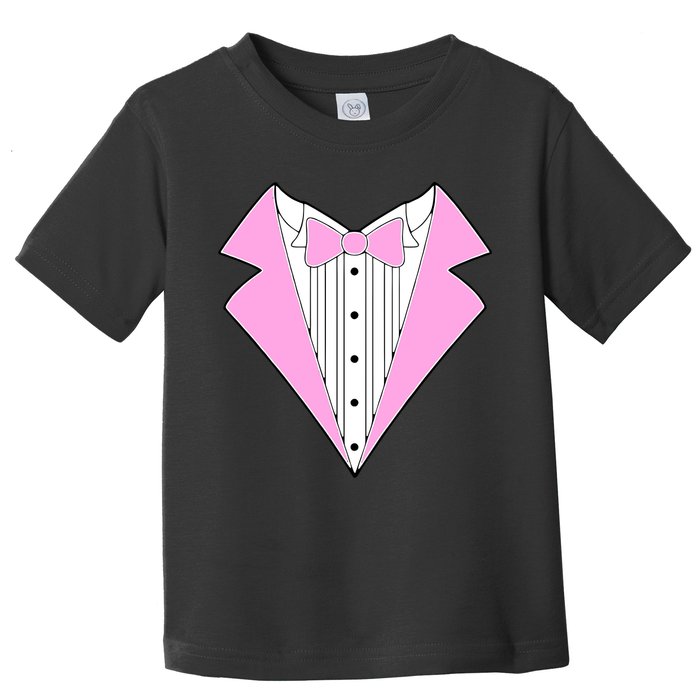 Pink Tux Party Tuxedo Toddler T-Shirt