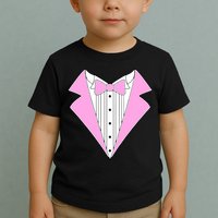 Pink Tux Party Tuxedo Toddler T-Shirt