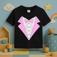 Pink Tux Party Tuxedo Toddler T-Shirt