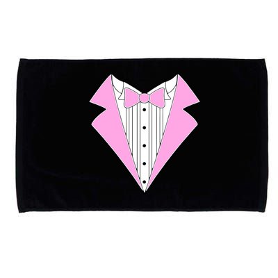 Pink Tux Party Tuxedo Microfiber Hand Towel