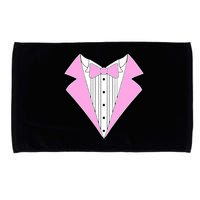 Pink Tux Party Tuxedo Microfiber Hand Towel