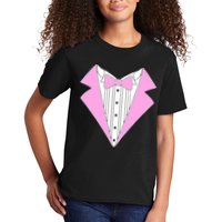 Pink Tux Party Tuxedo Kids T-Shirt
