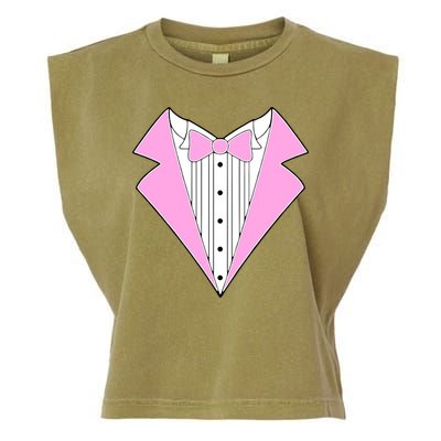 Pink Tux Party Tuxedo Garment-Dyed Women's Muscle Tee