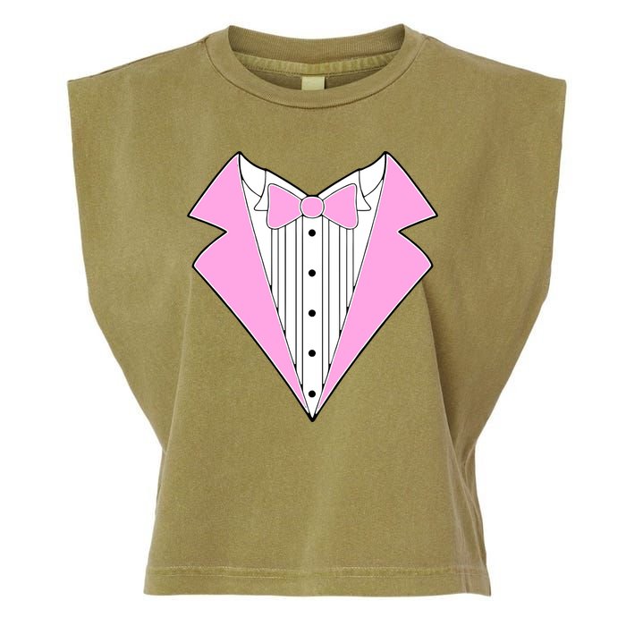 Pink Tux Party Tuxedo Garment-Dyed Women's Muscle Tee