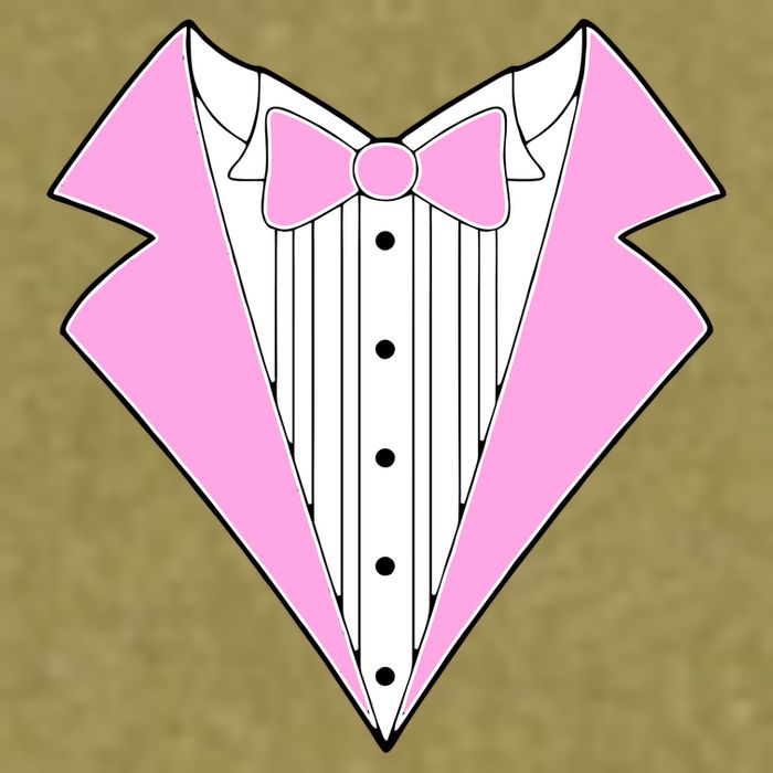 Pink Tux Party Tuxedo Garment-Dyed Women's Muscle Tee