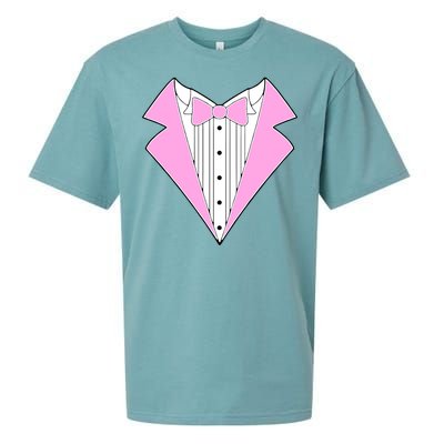 Pink Tux Party Tuxedo Sueded Cloud Jersey T-Shirt