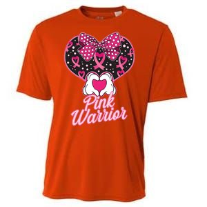 Pink Warrior Breast Cancer Awareness Cooling Performance Crew T-Shirt