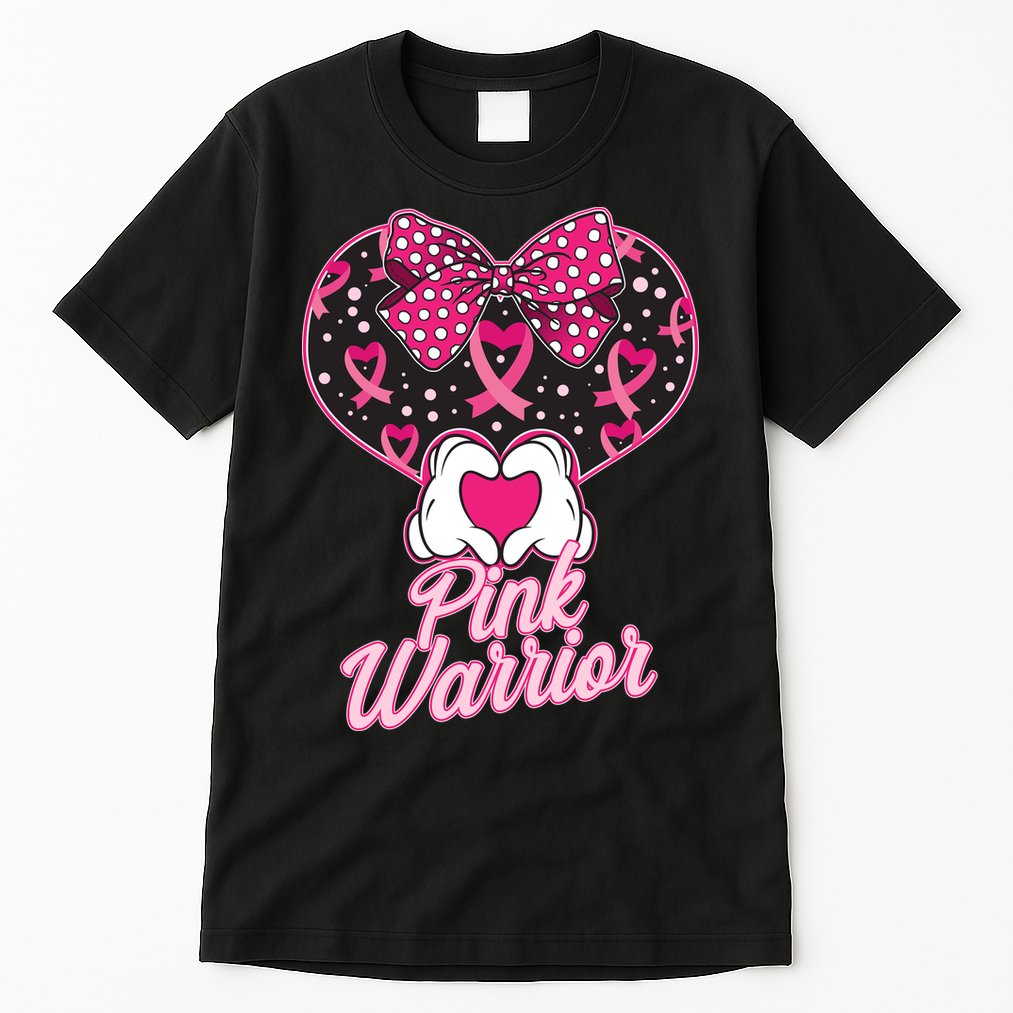 Pink Warrior Breast Cancer Awareness Tall T-Shirt