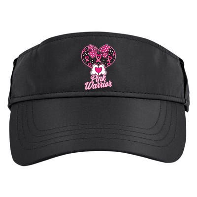 Pink Warrior Breast Cancer Awareness Adult Drive Performance Visor