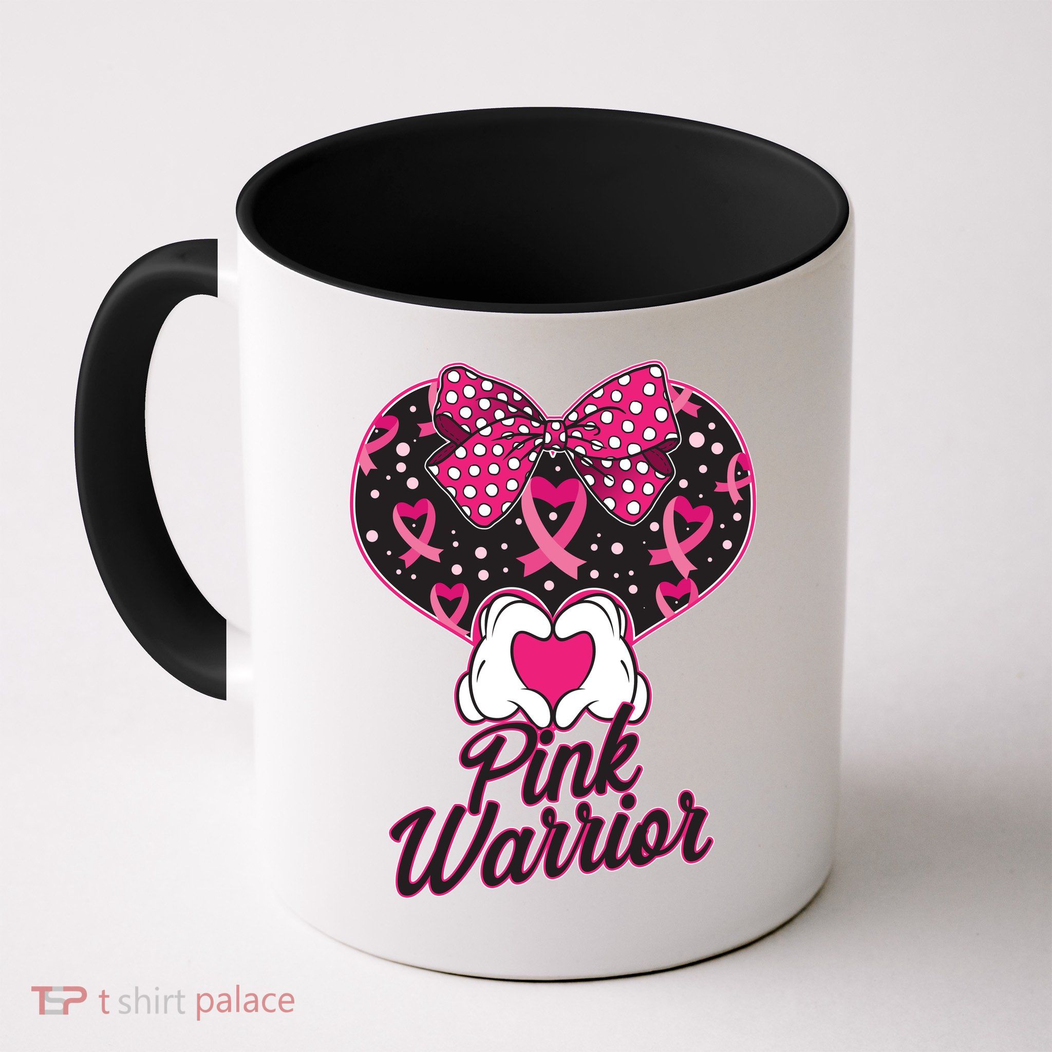 Pink Warrior Breast Cancer Awareness Mug