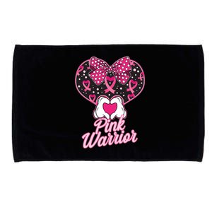 Pink Warrior Breast Cancer Awareness Microfiber Hand Towel