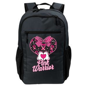 Pink Warrior Breast Cancer Awareness Daily Commute Backpack