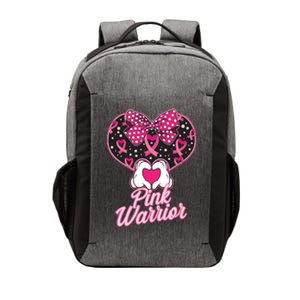 Pink Warrior Breast Cancer Awareness Vector Backpack