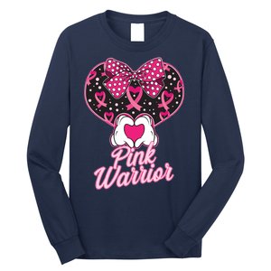 Pink Warrior Breast Cancer Awareness Long Sleeve Shirt