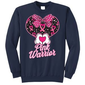 Pink Warrior Breast Cancer Awareness Sweatshirt