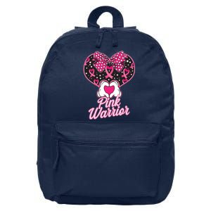 Pink Warrior Breast Cancer Awareness 16 in Basic Backpack