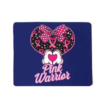 Pink Warrior Breast Cancer Awareness Mousepad