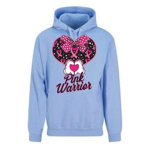 Pink Warrior Breast Cancer Awareness Unisex Surf Hoodie