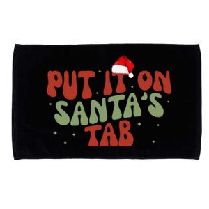 Put It On SantaS Tab Christmas Design Microfiber Hand Towel