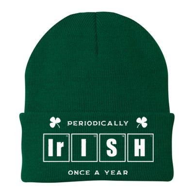 Periodically Irish Once A Year Funny St Pattys Day Pride Knit Cap Winter Beanie