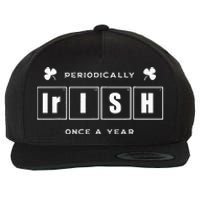 Periodically Irish Once A Year Funny St Pattys Day Pride Wool Snapback Cap