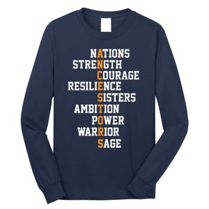 Proud Indigenous Our Ancestors Are Native Americans Long Sleeve Shirt