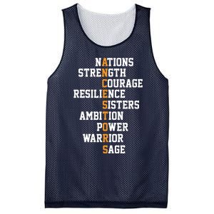 Proud Indigenous Our Ancestors Are Native Americans Mesh Reversible Basketball Jersey Tank