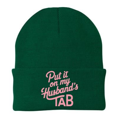 Put It On My HusbandS Tab Knit Cap Winter Beanie