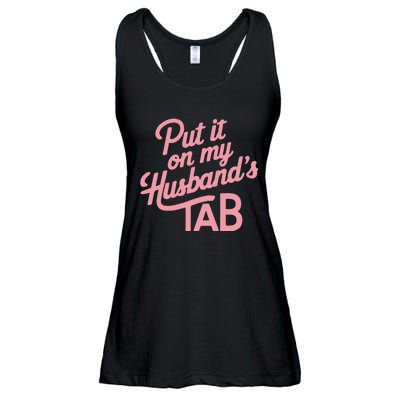 Put It On My HusbandS Tab Ladies Essential Flowy Tank