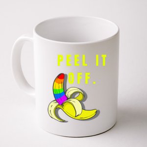 Peel It Off Banana Lesbian Gay Ice Lgbt Pride Funny Gift Coffee Mug