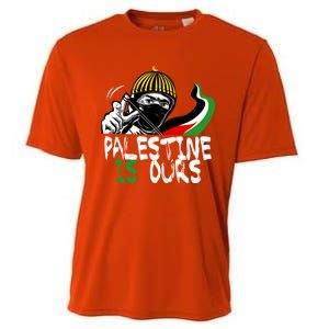 Palestine Is Ours Free Palestine Rights Matter Gift Cooling Performance Crew T-Shirt