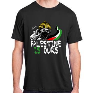 Palestine Is Ours Free Palestine Rights Matter Gift Adult ChromaSoft Performance T-Shirt