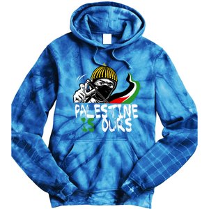 Palestine Is Ours Free Palestine Rights Matter Gift Tie Dye Hoodie