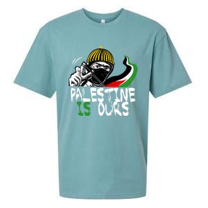 Palestine Is Ours Free Palestine Rights Matter Gift Sueded Cloud Jersey T-Shirt