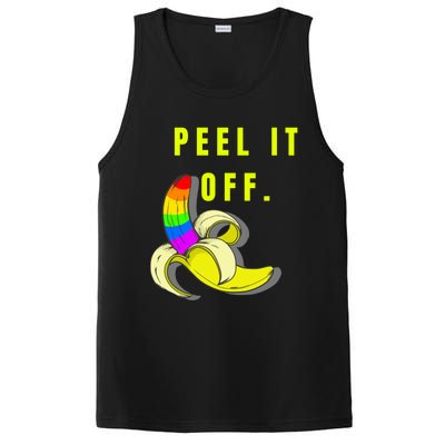 Peel It Off Banana Lesbian Gay Ice Lgbt Pride Gift PosiCharge Competitor Tank