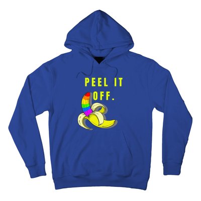 Peel It Off Banana Lesbian Gay Ice Lgbt Pride Gift Hoodie