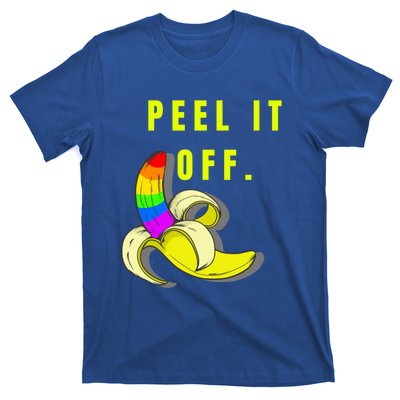 Peel It Off Banana Lesbian Gay Ice Lgbt Pride Gift T-Shirt