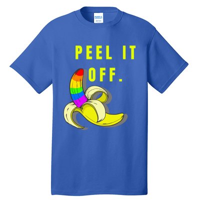 Peel It Off Banana Lesbian Gay Ice Lgbt Pride Gift Tall T-Shirt