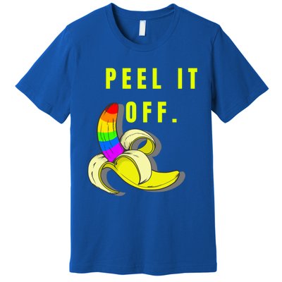 Peel It Off Banana Lesbian Gay Ice Lgbt Pride Gift Premium T-Shirt