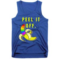 Peel It Off Banana Lesbian Gay Ice Lgbt Pride Gift Tank Top