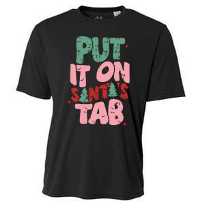 Put It On Santas Tab Retro Christmas Cooling Performance Crew T-Shirt