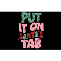 Put It On Santas Tab Retro Christmas Bumper Sticker