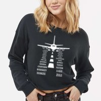 Piolet Daily Routine Cropped Pullover Crew