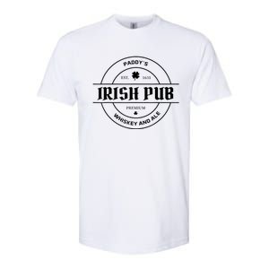 Paddy's Irish Pub Whiskey And Ale St Patrick's Day Softstyle CVC T-Shirt