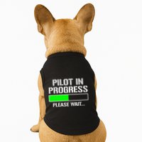 Pilot In Progress Funny Flight School Student Doggie Tank