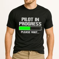 Pilot In Progress Funny Flight School Student Performance Shirt