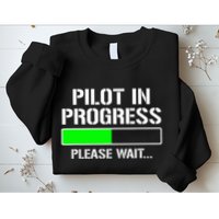 Pilot In Progress Funny Flight School Student Sweatshirt